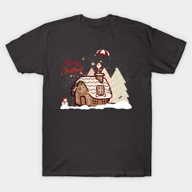 Merry Christmas T-Shirt by TextureMerch